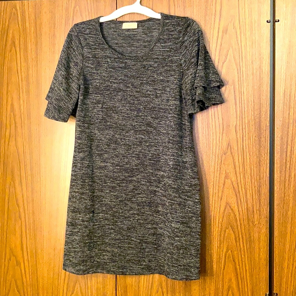Flounce Sleeve Dress